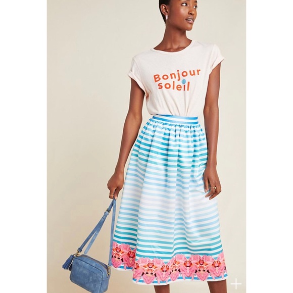 Anthropologie Dresses & Skirts - Anthropologie Seraphina Striped Skirt